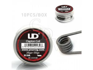 Clapton coil pré-montées 26-30ga 0.5 Youde