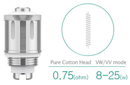 resistance 0.75ohm gs air 2