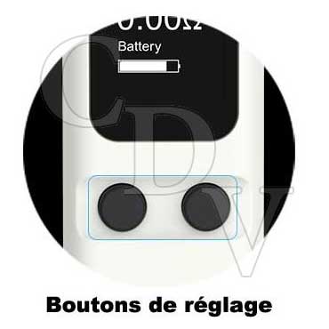 bouton réglage evic mini